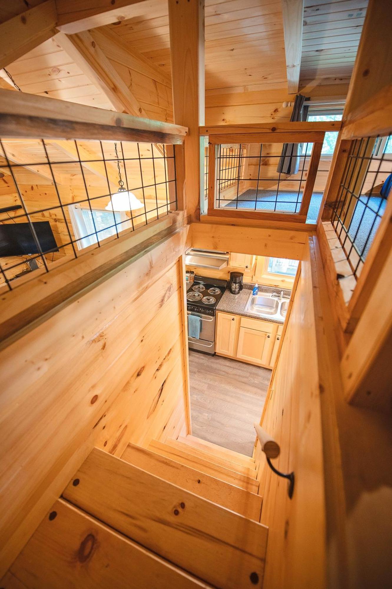 שאטאנוגה Tiny Cabin Village Private Hot Tub Lynda Cabin מראה חיצוני תמונה